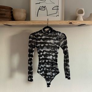Sheer Pattern Bodysuit
